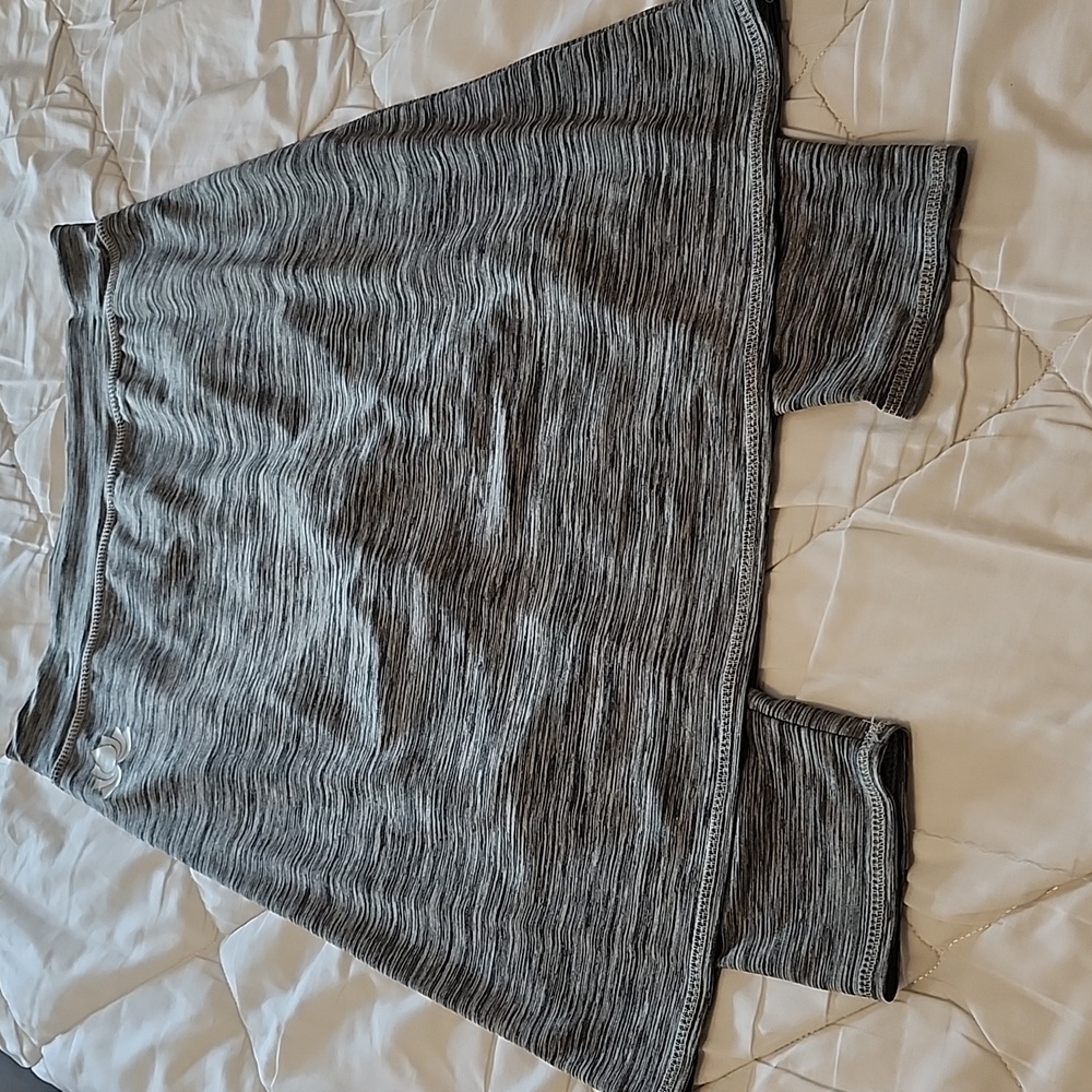 Gray Ombre Space Dye Snoga Skirt with Leggings S